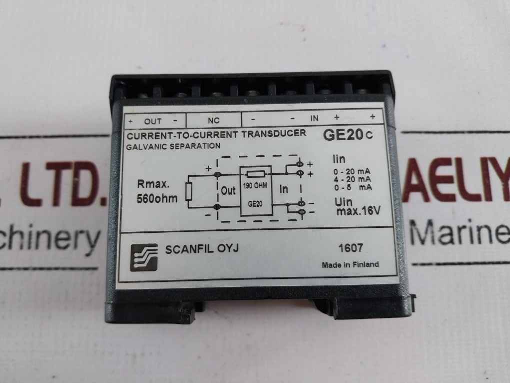 Scanfil Ge20C Current-to-current Transducer 16V