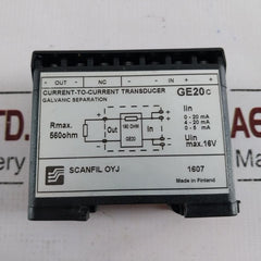 Scanfil Ge20C Current-to-current Transducer 16V