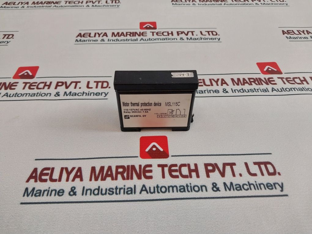 Scanfil Msl115C Motor Thermal Protection Device 110-127Vac 40-60Hz