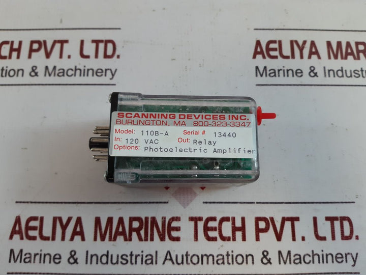 Scanning devices 110b-a photoelectric amplifier