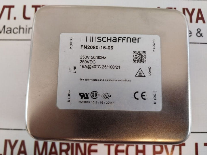 Schaffner Fn2080-16-06 Power Line Filter
