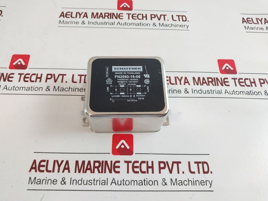 Schaffner Fn2080-16-06 Power Line Filter 