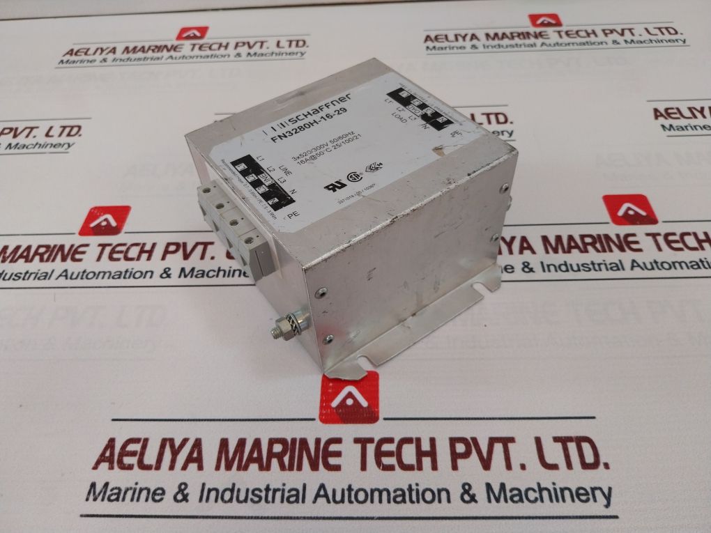 Schaffner Fn3280H-16 -29 Power Line Filter 3-phase