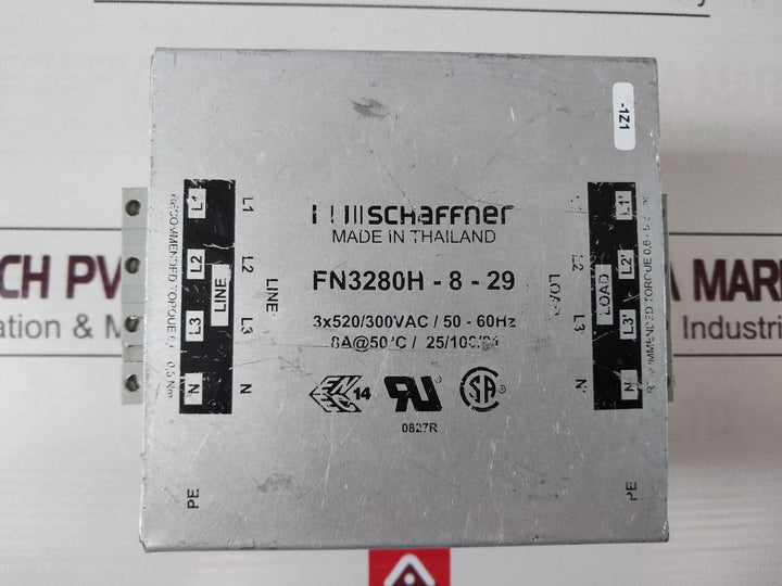 Schaffner Fn3280H-8-29 Line Filter