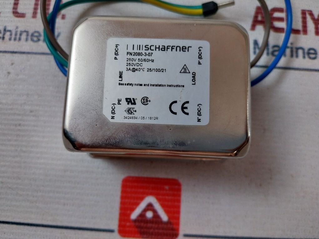 Schaffner Fn 2080-3-07 Power Line Filter