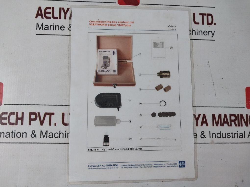 Schaller Vn87Plus Visatron Oil Mist Detectors Commissioning-box Set