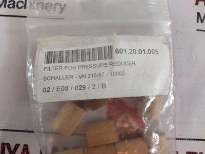 Schaller Vn 215/87-10002 Filter For Pressure Reducer
