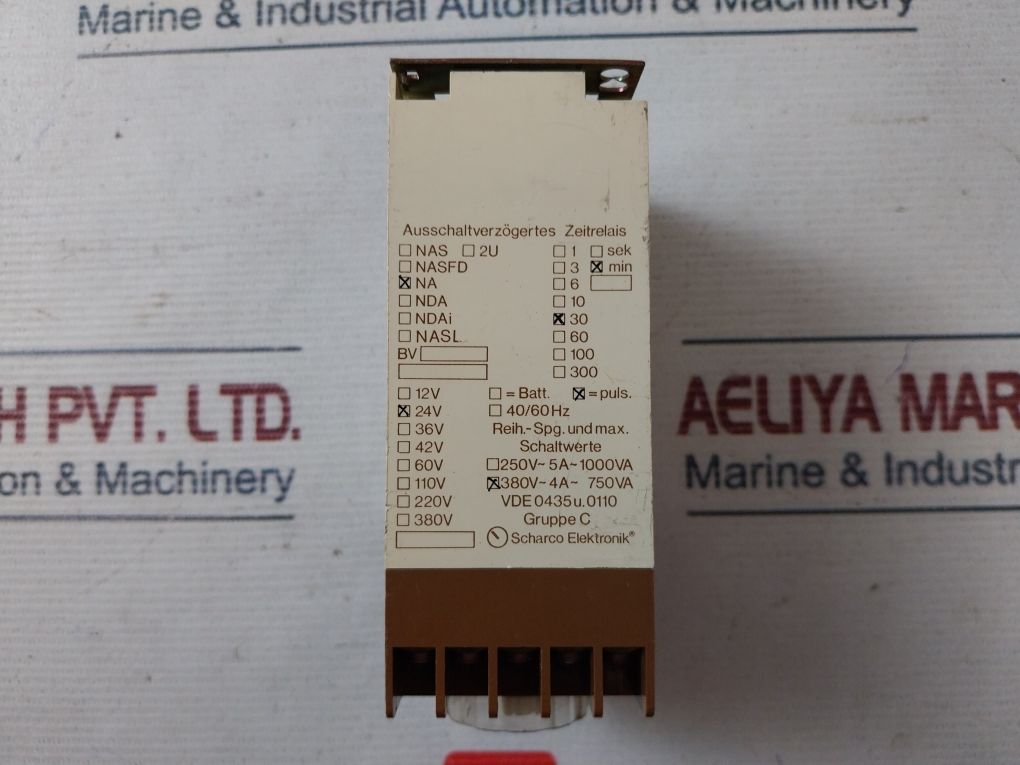 Scharco Elektronik Na Off-delayed Time Relay