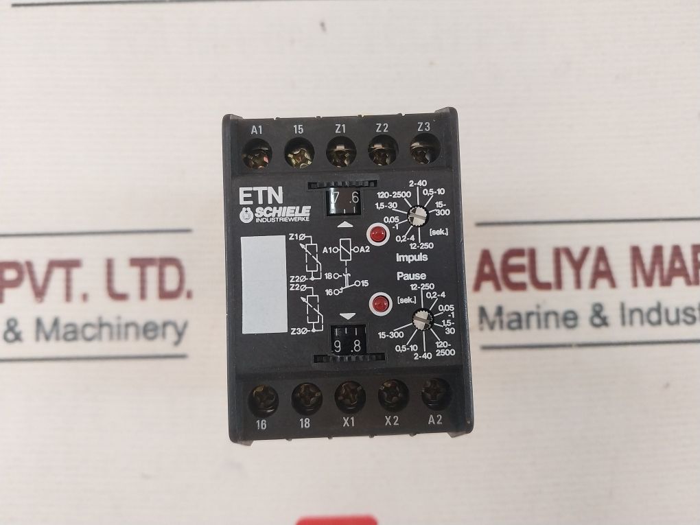 Schiele 2.409.200.00 Timer Relay 0,05-2500 S 24V Ac/Dc