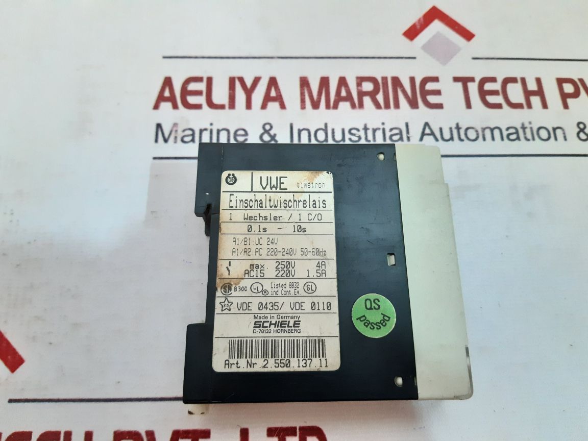 Schiele 2.550.137.11 Switch On Relay
