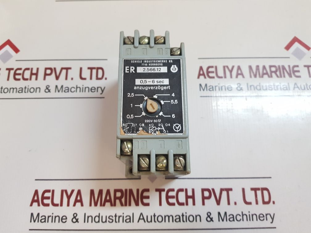 Schiele ER 2.566.12 Delayed On Relay 0,5-6 Sec
