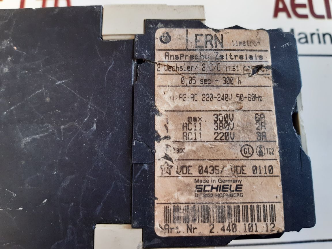 Schiele Ern Timetron Time Relay 0,05 Sec-300 H