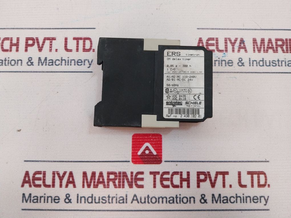 Schiele Ers 2.430.102.01 On Delay Timer Relay 0,05S-300 H