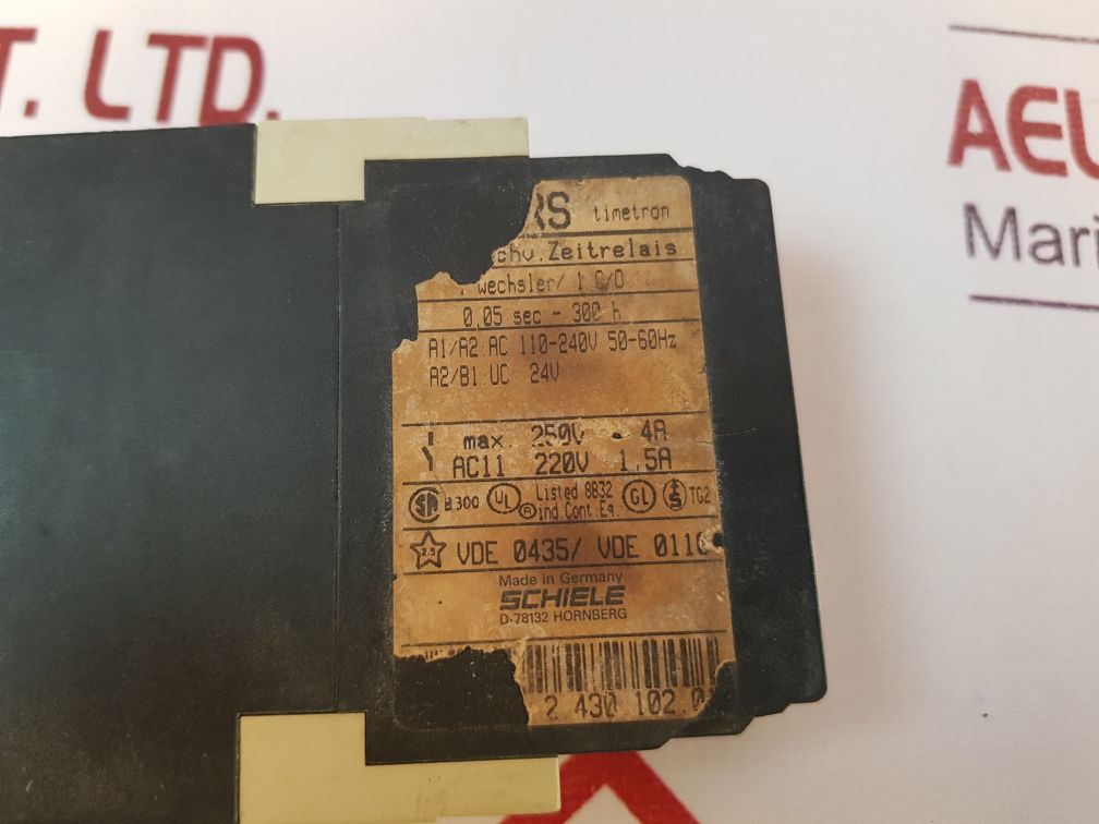 Schiele Ers Contact Time Relay 2.430.102.01 Timetron
