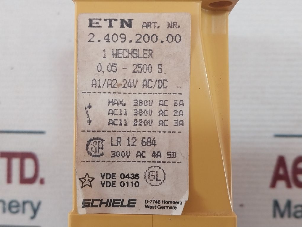 Schiele 2.409.200.00 Time Relay