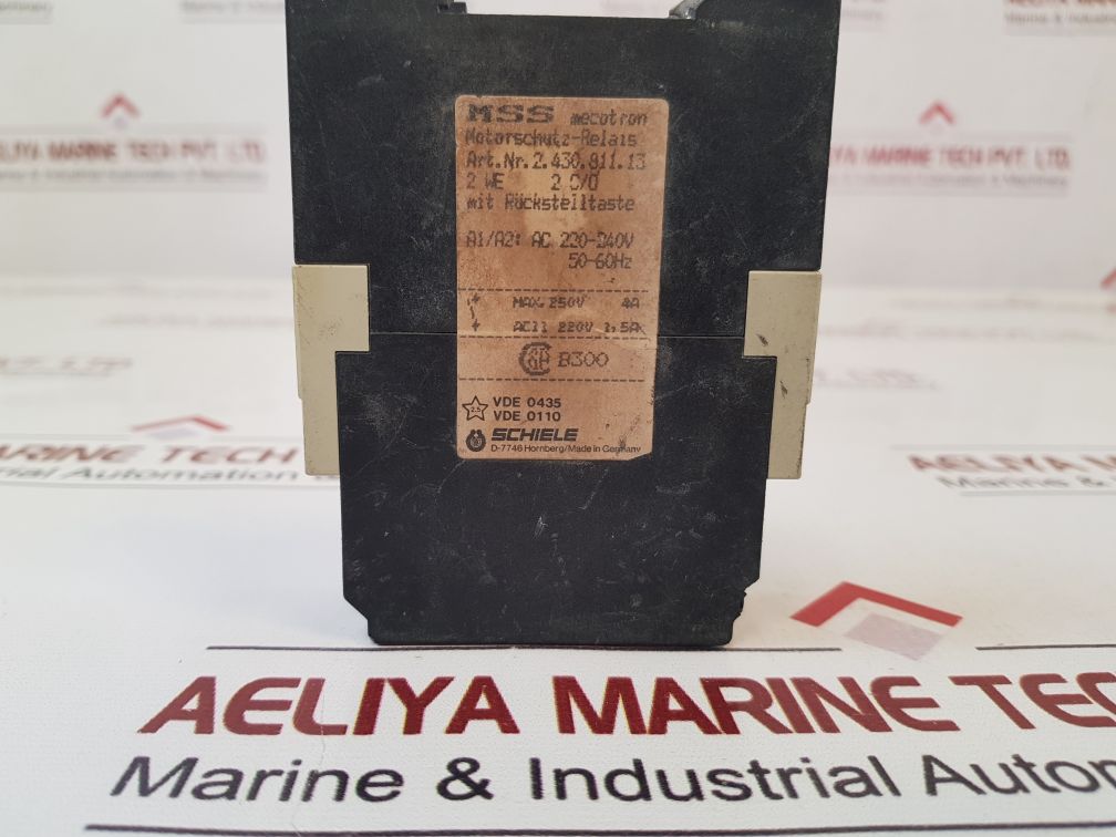 Schiele Mss Thermistor Motor Protection Relay 2.430.811.13