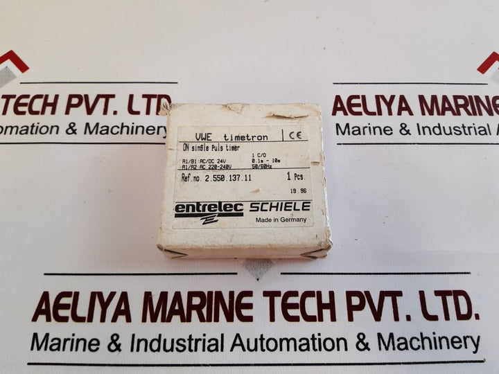 Schiele Vwe Timetron 2.550.137.11 Timer Free Shipping