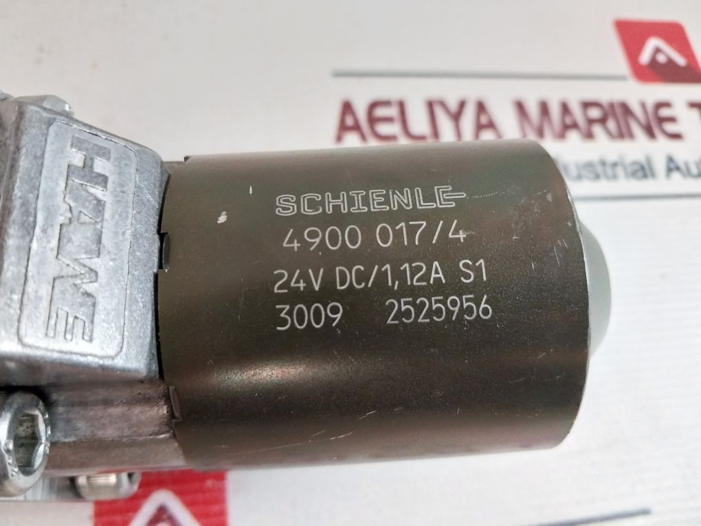Schienle 4900 017/4 Solenoid Valve 24V Dc