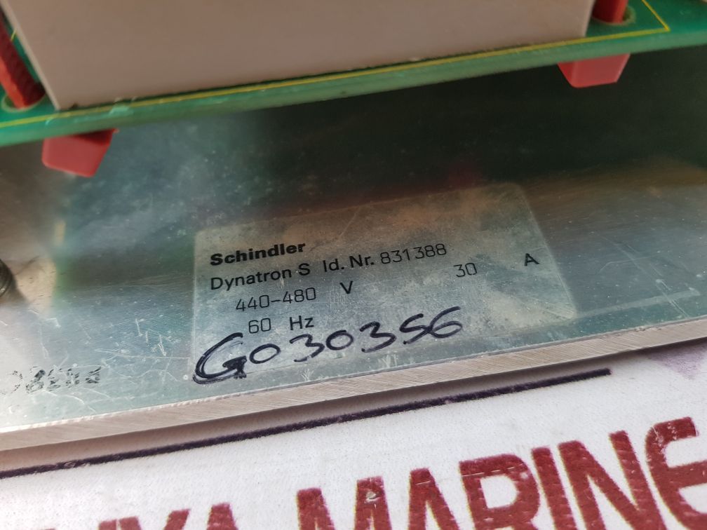 Schindler Vcc1 Lib Tacho Pcb Card G030356