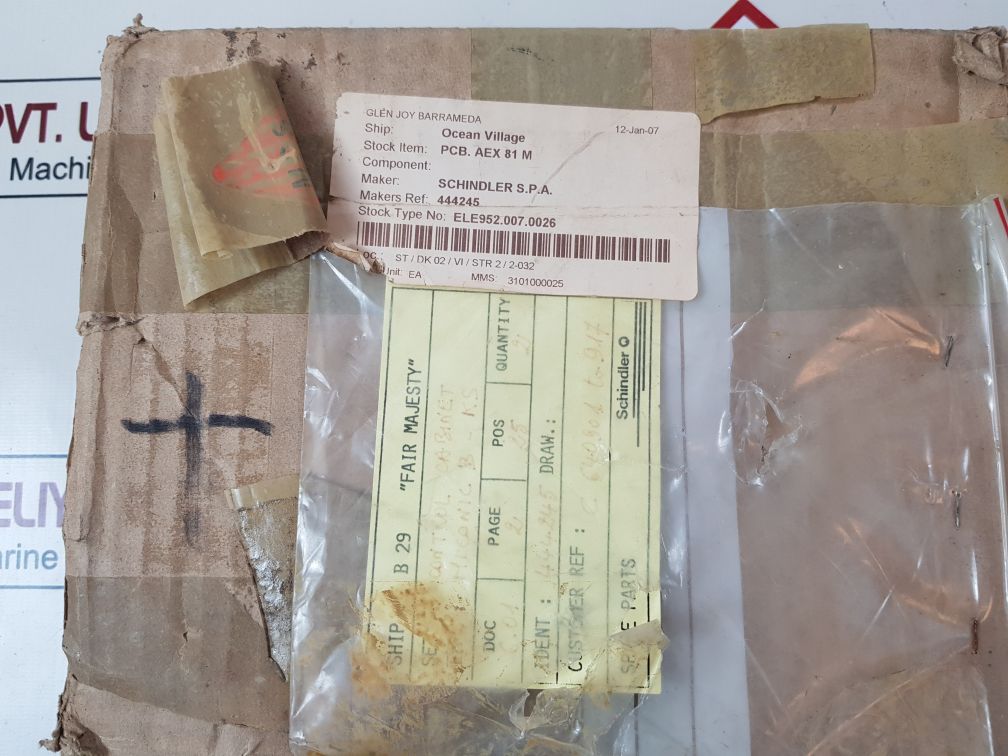 Schindler Aex 81.Ma Pcb. Aex 81 M