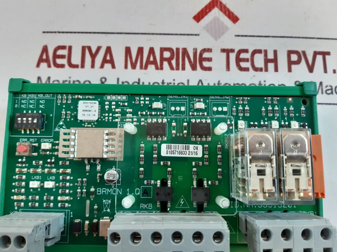 Schindler Electronics Brmon 1.Q Elevator Control Board 55513201