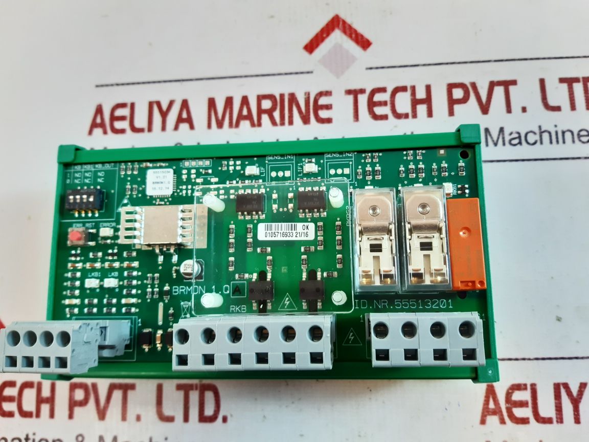 Schindler Electronics Brmon 1.Q Elevator Control Board 55513201