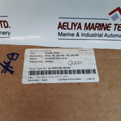 Schindler Pe 380.Ma Control Board 834810