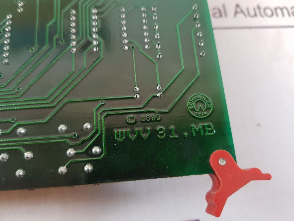 Schindler Wvv 31.Mb Control Board 444241 