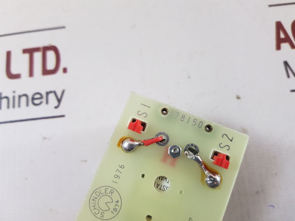 Schindler Y799B0187 Pcb Card