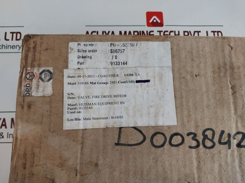 Schischek Exmax-5.10-bf Fire Drive Motor Valve, Actuator