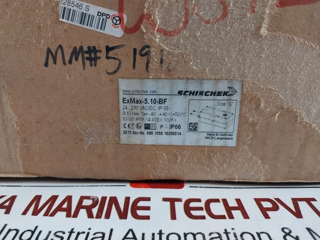 Schischek Exmax-5.10-bf Fire Drive Motor Valve, Actuator