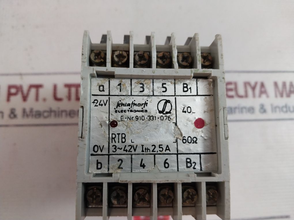 Schlafhorst Electronics Rtb Monitoring Relay 3~42V