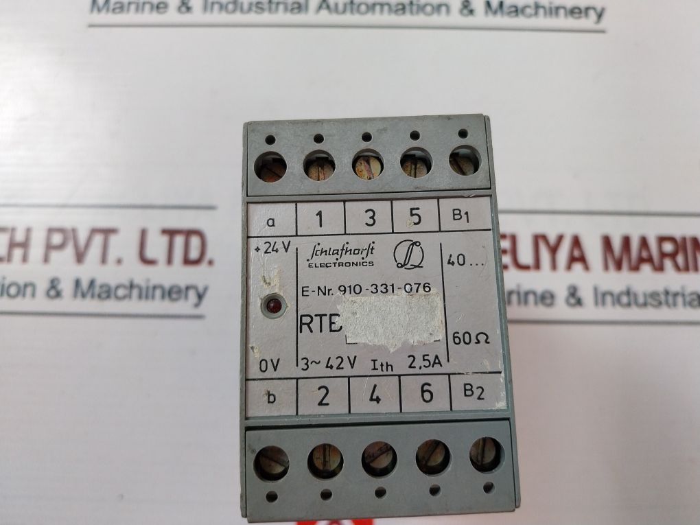 Schlafhorst Electronics Rtb Monitoring Relay 24V