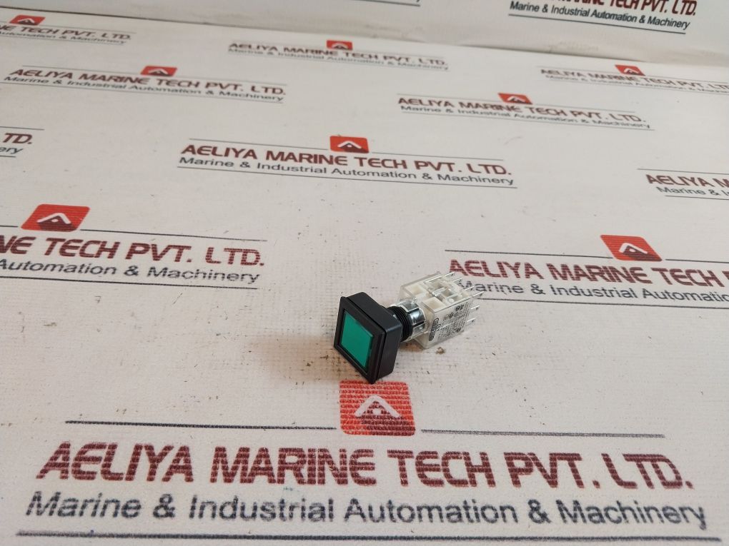 Schlegel Atl2 Contact Block With Light Green Push Button