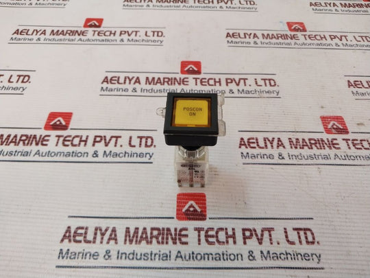 Schlegel Atl Contact Block With Light Yellow Push Button 250V
