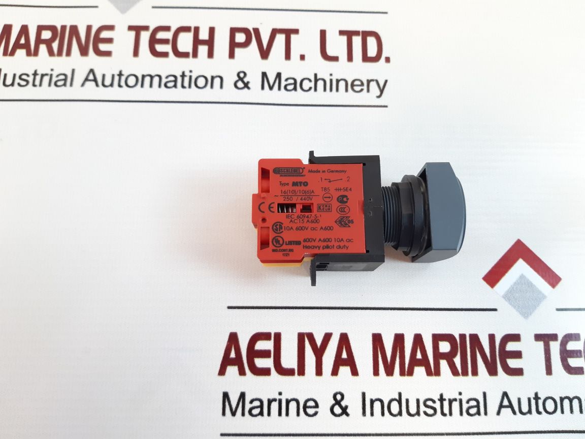 Schlegel MlMto Auxiliary Contact Red Pushbutton
