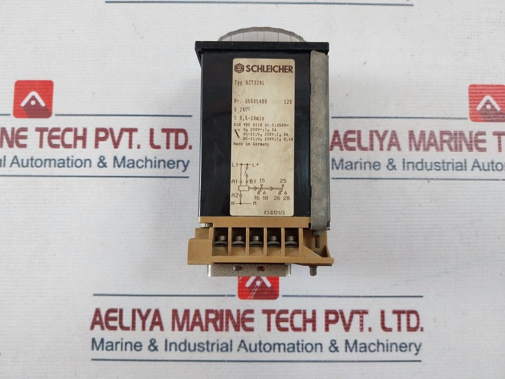 Schleicher Dzt320L Timer Relay With Base 0,5-10 Min