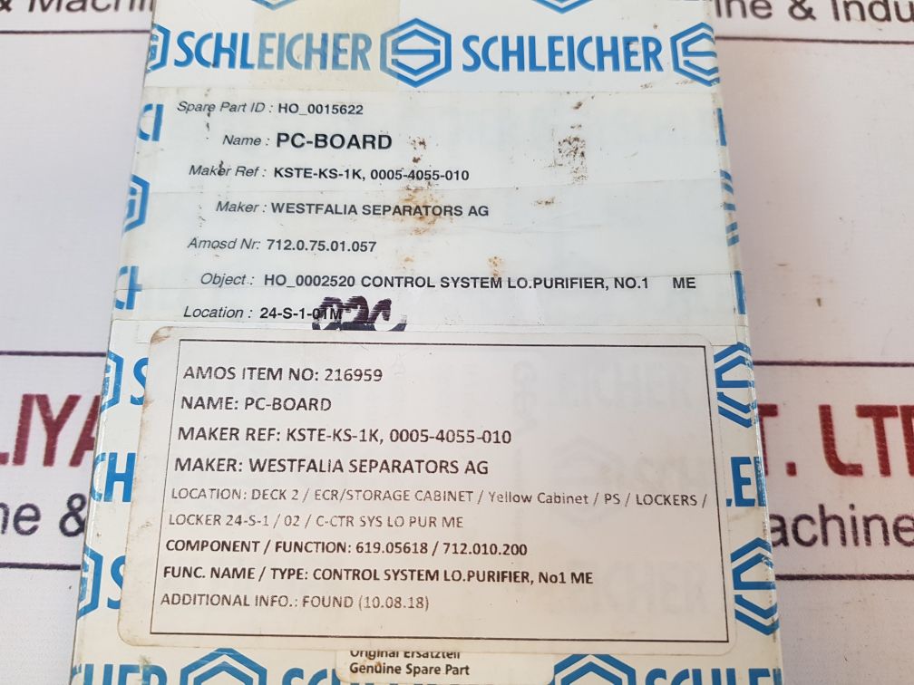 Schleicher Kste-ks-1K/A-502-u Pcb Card