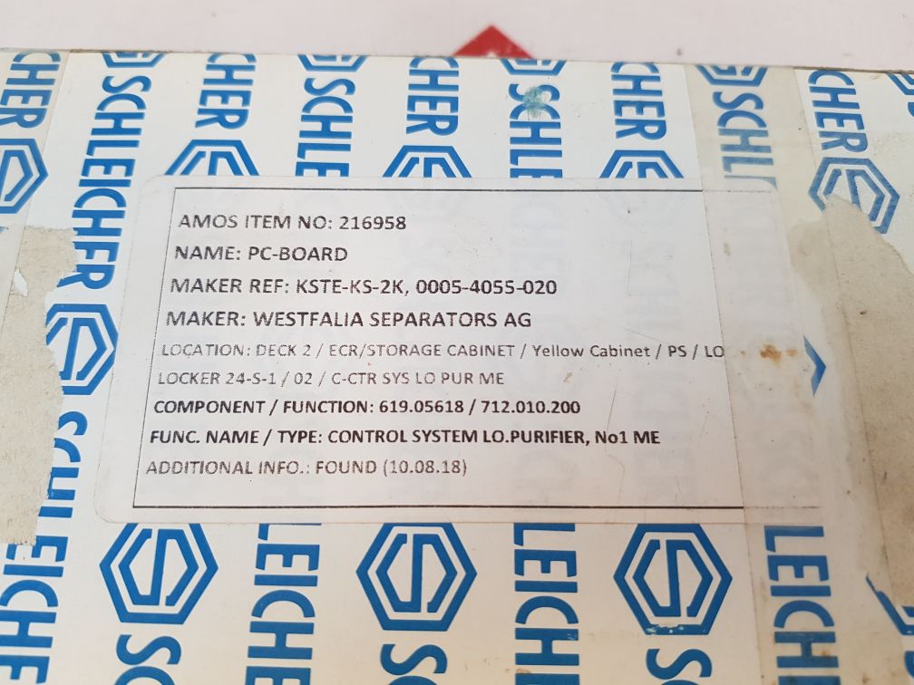 Schleicher Kste-ks-2K/A-u Pcb Kste-ks-kr-2K/A/B
