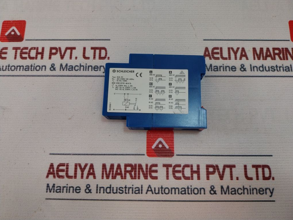 Schleicher Kzl 91 Time Delay Relay Ac 230V 50-60Hz