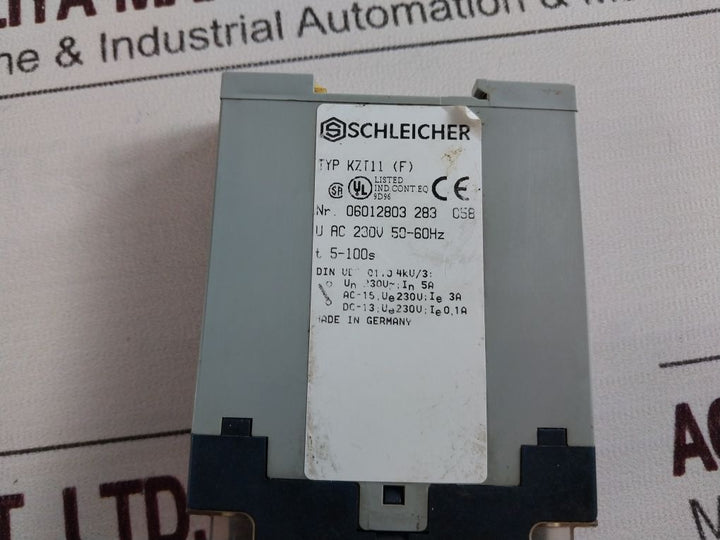 Schleicher Kzt11 (F) Time Relay 5-100S