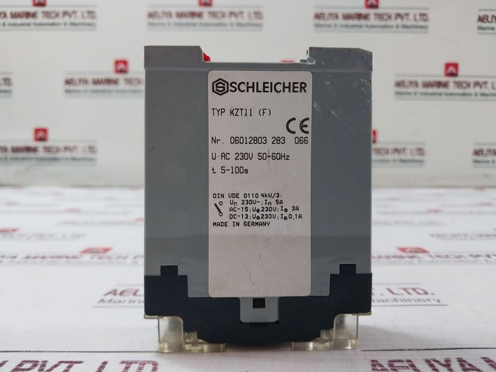 Schleicher Kzt11 Time Relay Ac 230V 50/60Hz