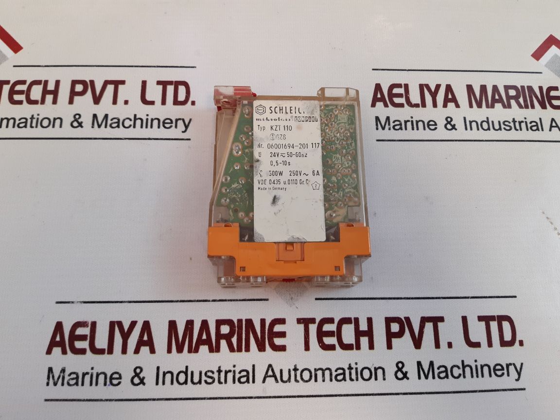 Schleicher Kzt 110 Time Delay Relay 06001694-201 117