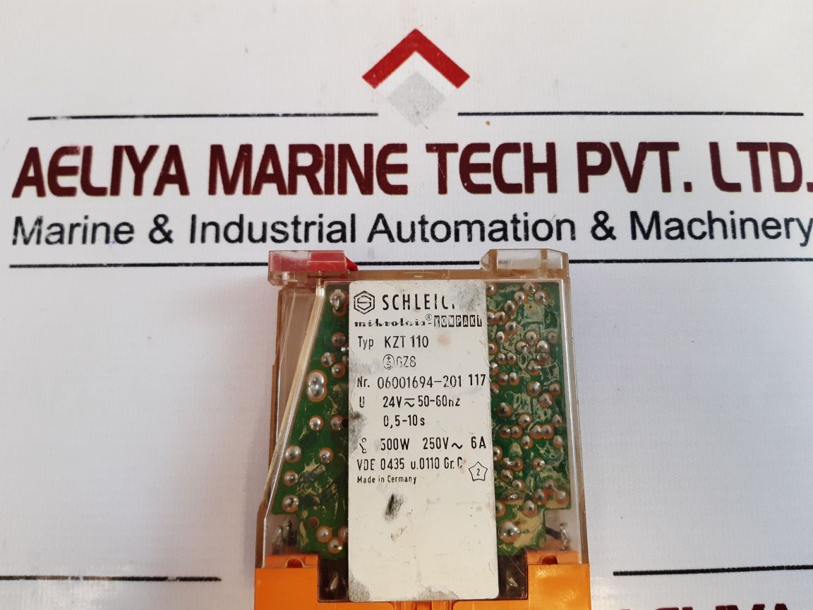 Schleicher Kzt 110 Time Delay Relay 06001694-201 117