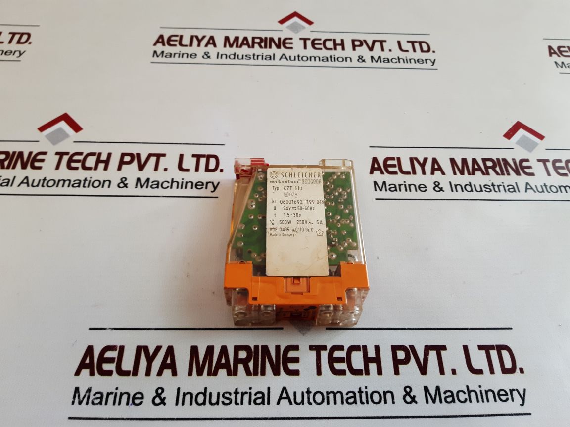 Schleicher Kzt 110 Time Delay Relay 06001692-199 048