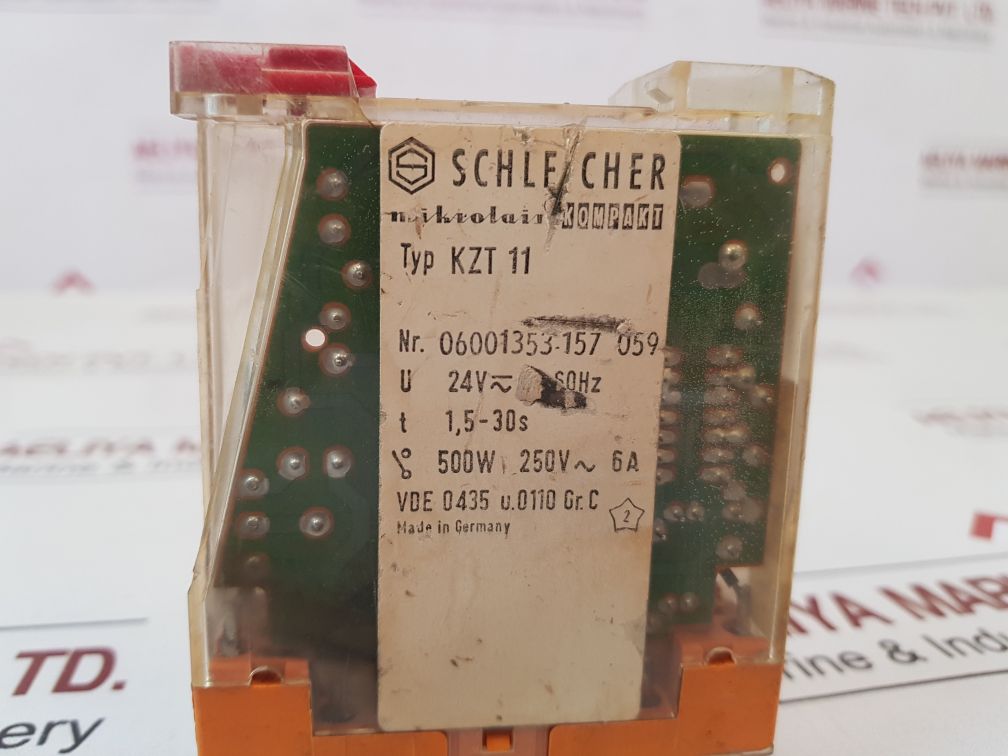 Schleicher Kzt 11 Time Relay 1,5-30S