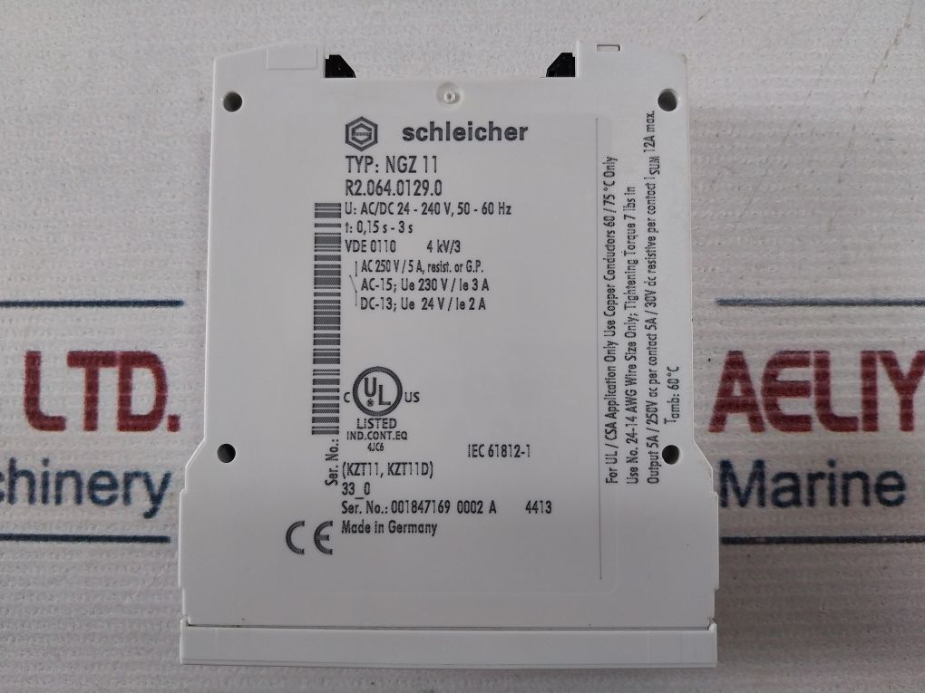Schleicher Ngz 11 Time Relay