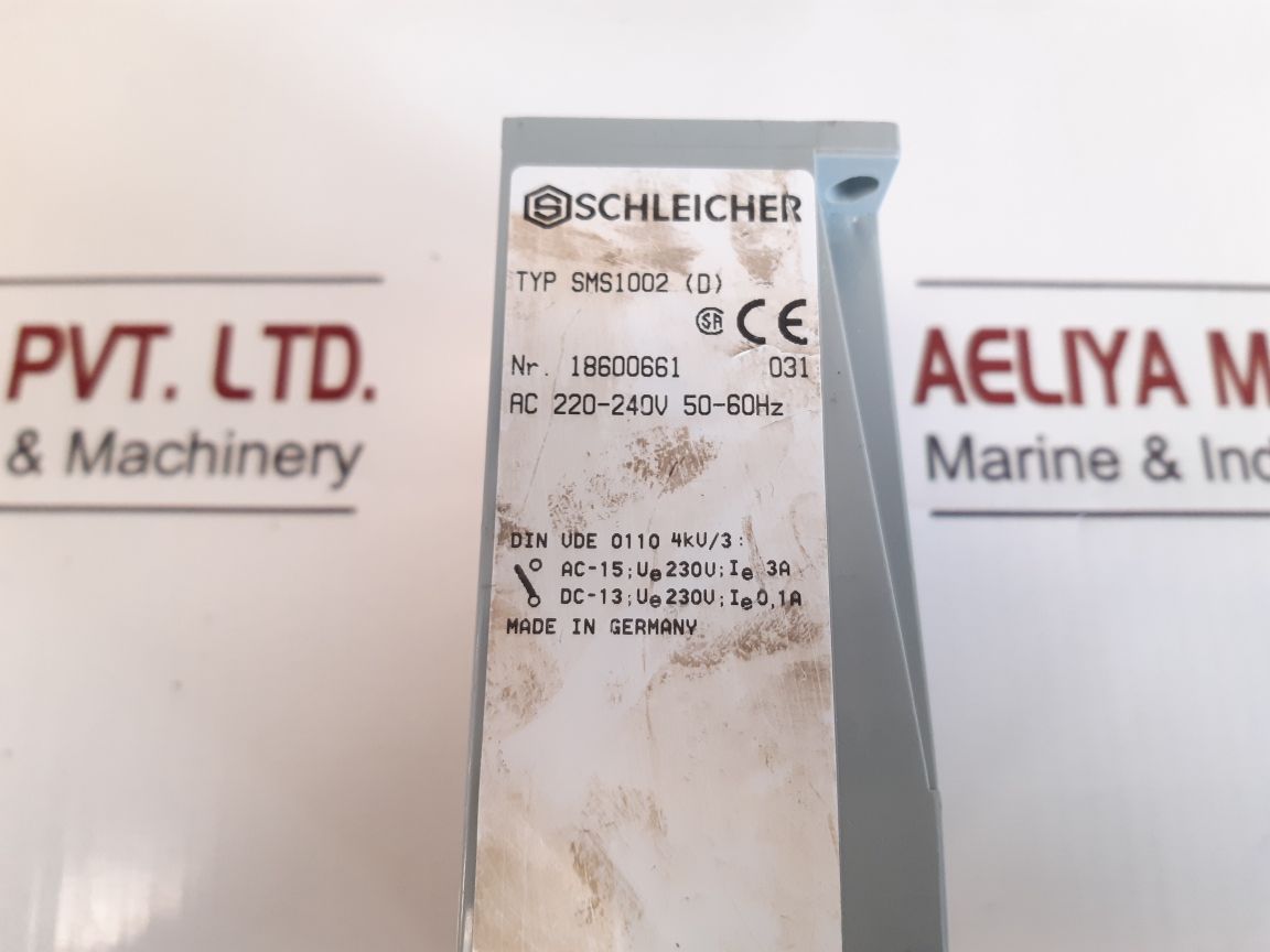 Schleicher Sms1002 (D) Safety Relay