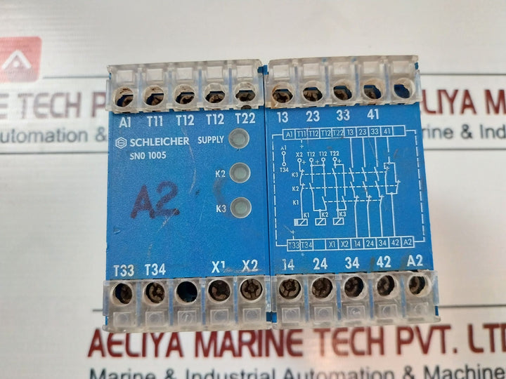 Schleicher Sno 1005 Safety Relay Dc 24V