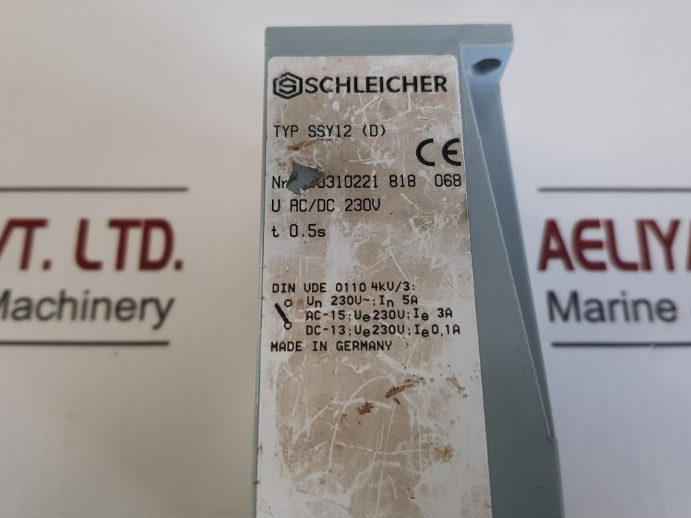 Schleicher Ssy12(D) Time Relay